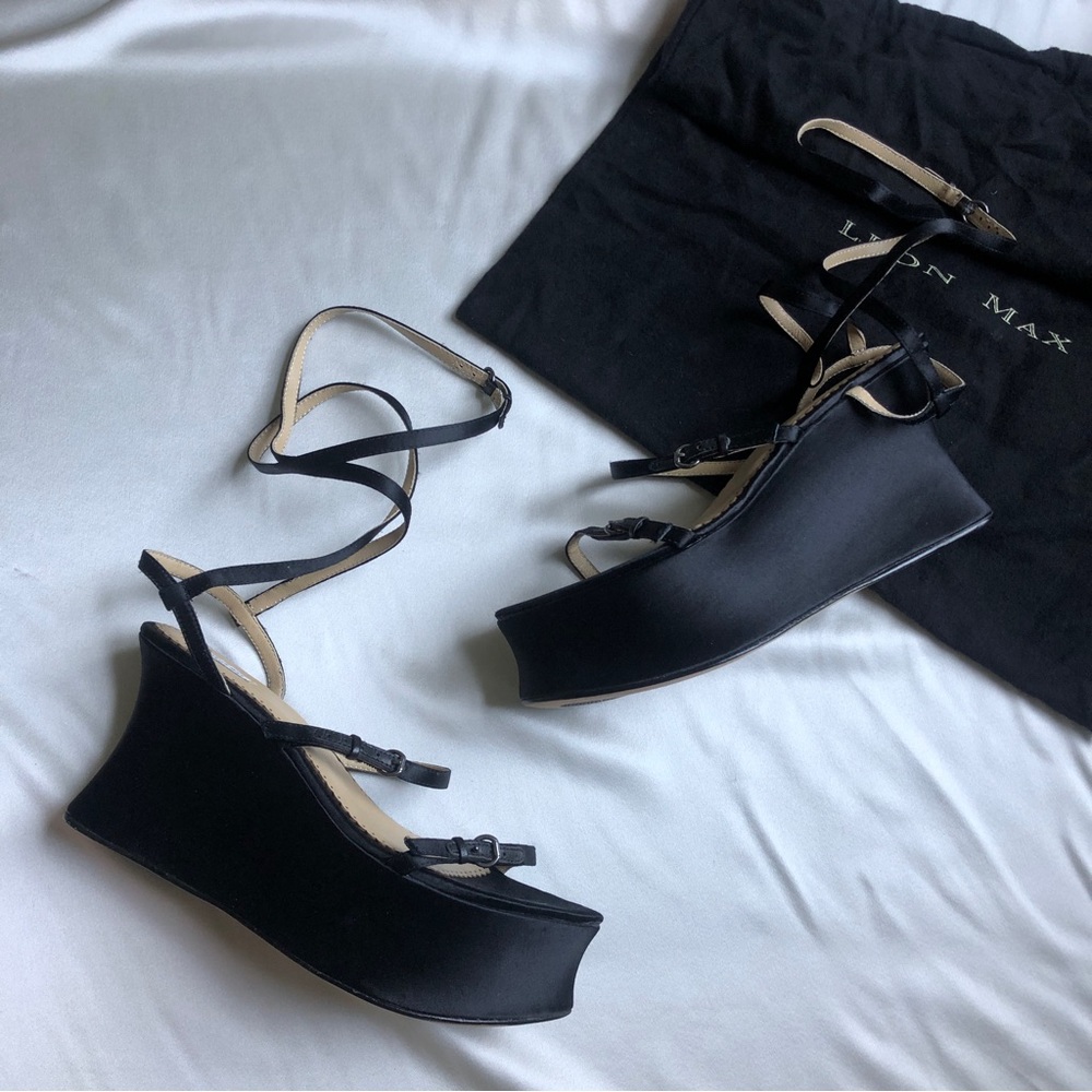 *NEW* Leon Max 'Belle' Platform Double-Wrap Sandal (Sz 7)